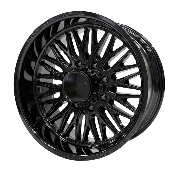 20X10 RECON OFFROAD RCO21 FULL GLOSS BLACK WITH 8X180 BOLT PATTERN AND -24 OFFSET