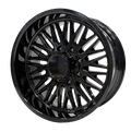 20X10 RECON OFFROAD RCO21 FULL GLOSS BLACK WITH 8X180 BOLT PATTERN AND -24 OFFSET