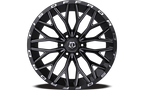 TIS OFF-ROAD 566BM WHEELS 6X5.5(139.7) - GLOSS BLACK & MILLED