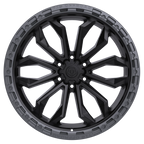TIS OFF-ROAD 556BA WHEELS 5X5.0(127) - BLACK WITH ANTHRACITE LIP RING