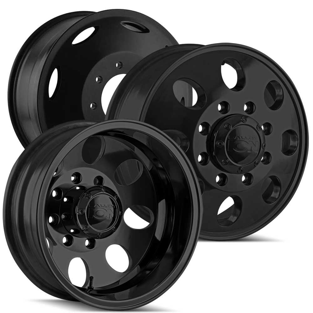 20X8.25 ION 167 DUALLY WITH 8X200 BOLT PATTERN - GLOSS BLACK