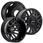 20X8.25 MAYHEM COGENT DUALLY 8107D WITH 8X200 BOLT PATTERN - GLOSS BLACK