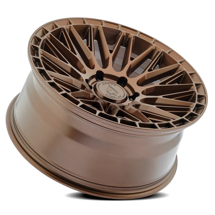 20X10 ARENA OFF-ROAD A118 KARMA WHEEL -  5X127 BOLT PATTERN AND -18mm OFFSET - SMOKED BRONZE TINT CLEAR
