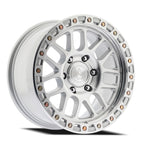 18X9 ARENA OFF-ROAD A119 BOOST WHEEL -  5X127 BOLT PATTERN AND +00mm OFFSET - GLOSS SILVER MACHINED