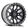 ARENA OFF-ROAD A120 TERRA - 6X135 BOLT PATTERN - GLOSSY BLACK CENTER MACHINED DDT LIP