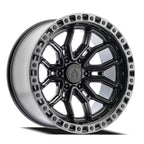 ARENA OFF-ROAD A120 TERRA - 6X135 BOLT PATTERN - GLOSSY BLACK CENTER MACHINED DDT LIP