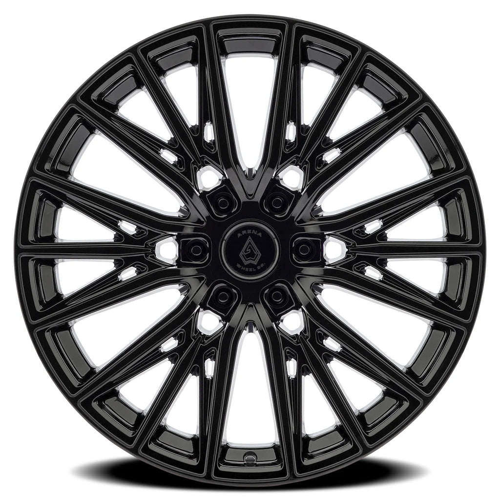 ARENA OFF-ROAD A124 FINESSE - 6X135 BOLT PATTERN - GLOSSY BLACK