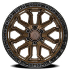 ARENA OFF-ROAD A125 JACKAL - 6X135 BOLT PATTERN - SMOKED BRONZE CENTER GLOSSY BLACK LIP