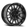ARENA OFF-ROAD A126 JAVELIN - 6X135 BOLT PATTERN - GLOSS BLACK AND MILLED