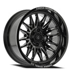 ARENA OFF-ROAD A126 JAVELIN - 6X135 BOLT PATTERN - GLOSS BLACK AND MILLED