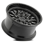 ARENA OFF-ROAD A126 JAVELIN - 6X135 BOLT PATTERN - GLOSS BLACK AND MILLED