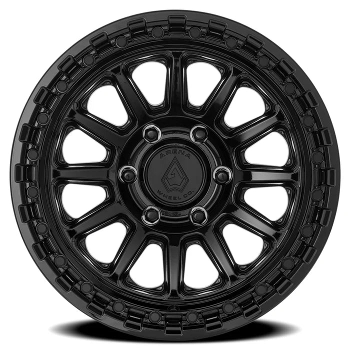 ARENA OFF-ROAD A128 ENDURO - 6X135 BOLT PATTERN - GLOSSY BLACK