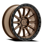 ARENA OFF-ROAD A128 ENDURO - 6X135 BOLT PATTERN - SMOKED BRONZE CENTER GLOSSY BLACK LIP
