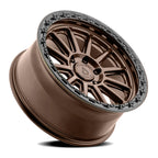 ARENA OFF-ROAD A128 ENDURO - 6X135 BOLT PATTERN - SMOKED BRONZE CENTER GLOSSY BLACK LIP