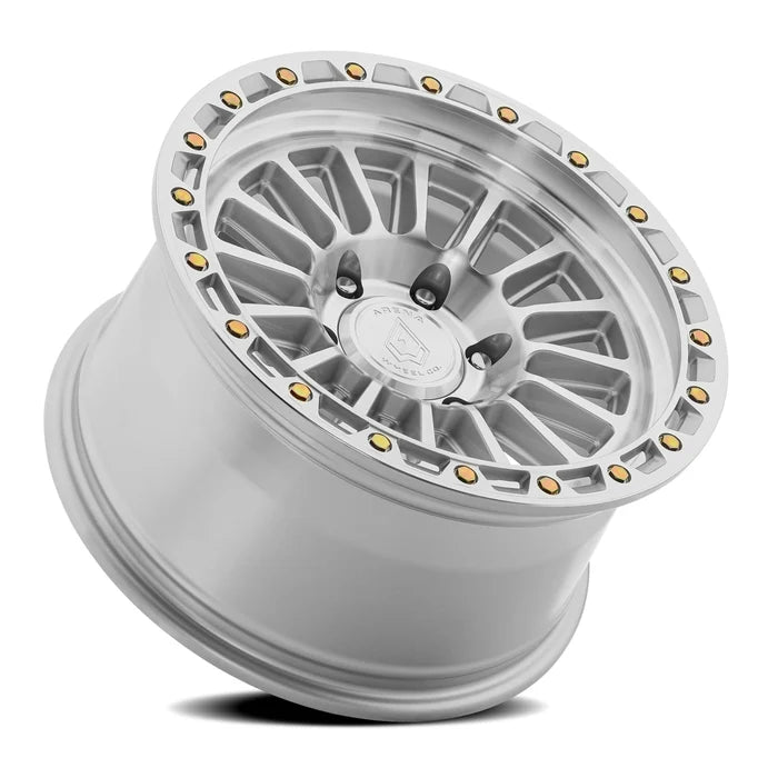 ARENA OFF-ROAD A130 PODIUM WHEEL - 5X127 BOLT PATTERN - GLOSS SILVER MACHINED