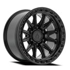 ARENA OFF-ROAD A132 BLITZ - 6X135 BOLT PATTERN - SATIN BLACK CENTER GLOSSY BLACK LIP