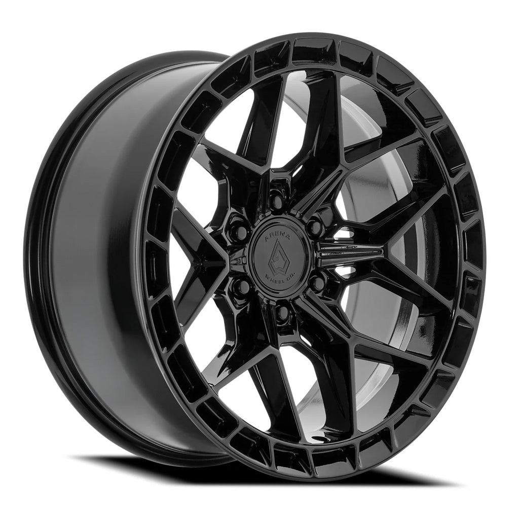 ARENA OFF-ROAD A133 RAMPAGE - 6X135 BOLT PATTERN - GLOSSY BLACK