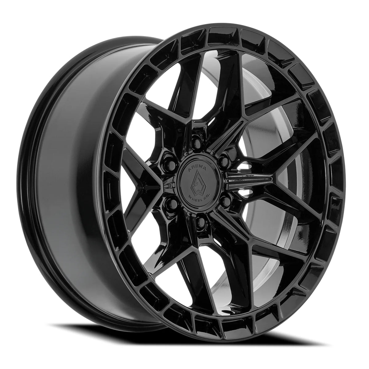 ARENA OFF-ROAD A133 RAMPAGE - 6X135 BOLT PATTERN - GLOSSY BLACK