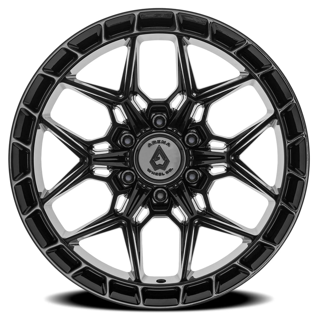 ARENA OFF-ROAD A133 RAMPAGE - 6X135 BOLT PATTERN - GLOSSY BLACK