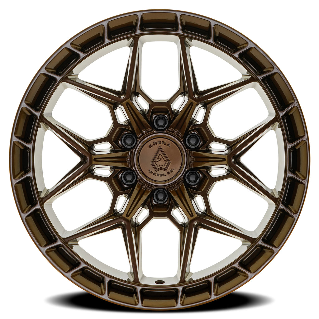 ARENA OFF-ROAD A133 RAMPAGE - 6X135 BOLT PATTERN - SMOKED BRONZE TINT CLEAR