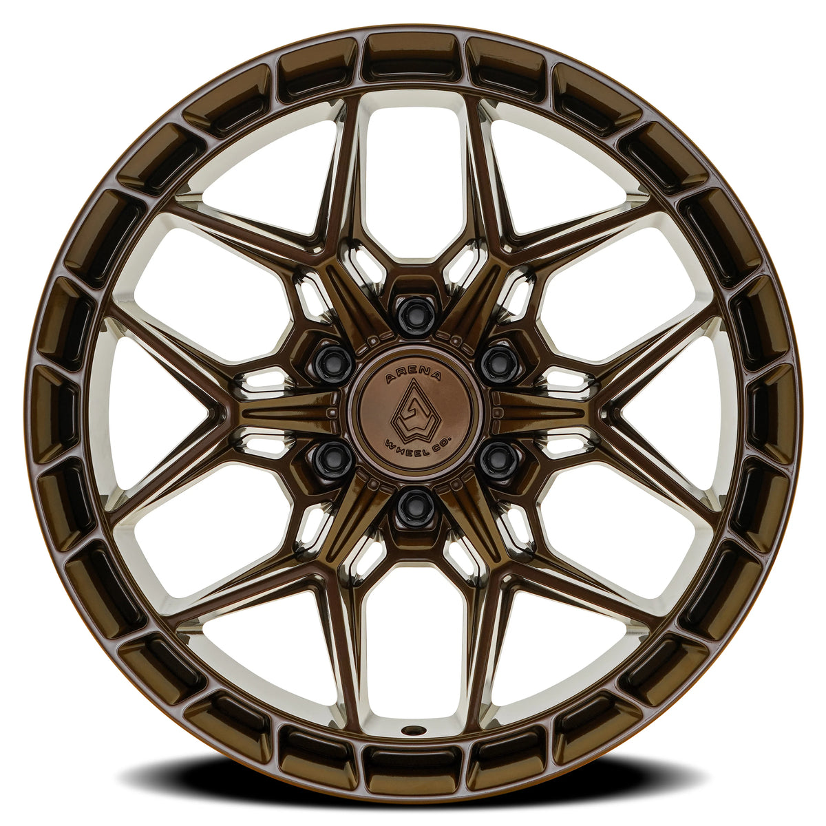 ARENA OFF-ROAD A133 RAMPAGE - 6X135 BOLT PATTERN - SMOKED BRONZE TINT CLEAR