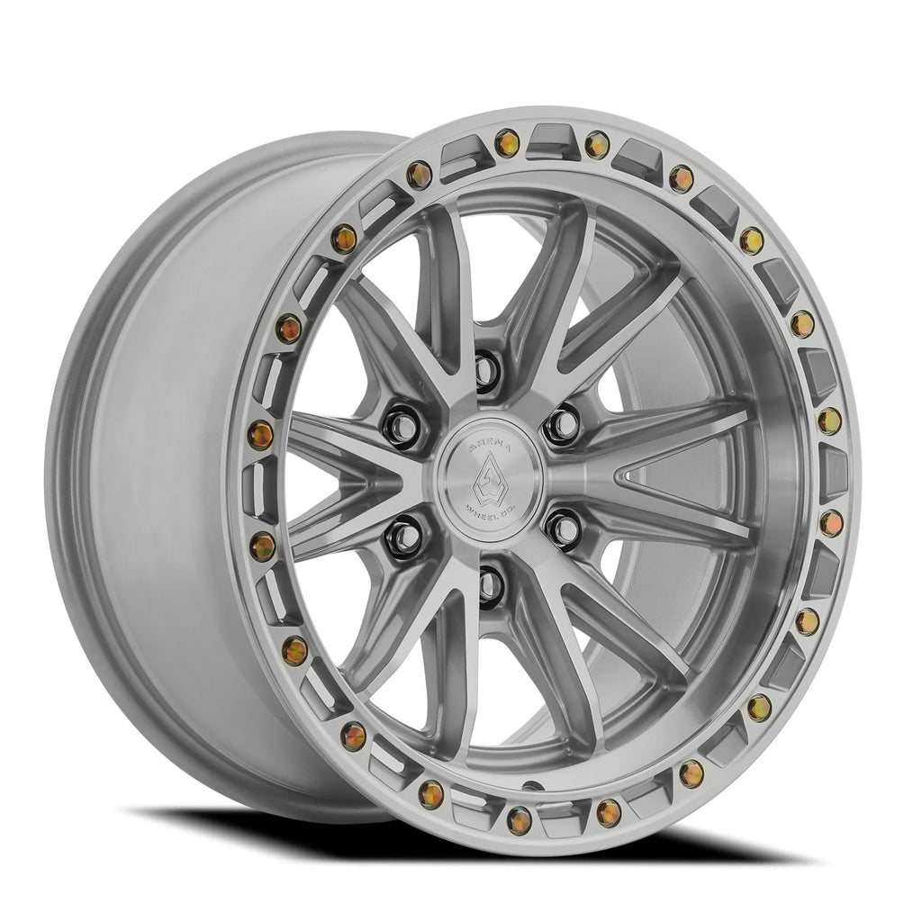 ARENA OFF-ROAD A135 ATLAS - 6X135 BOLT PATTERN - GLOSS SILVER MACHINED