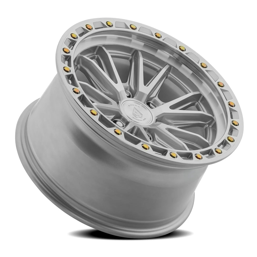 ARENA OFF-ROAD A135 ATLAS - 6X135 BOLT PATTERN - GLOSS SILVER MACHINED