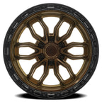 ARENA OFF-ROAD A137 PURSUIT - 6X135 BOLT PATTERN - SMOKED BRONZE CENTER GLOSSY BLACK LIP