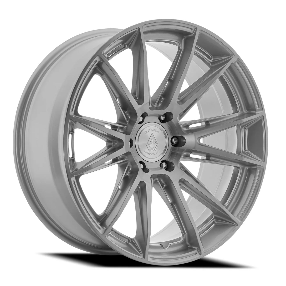 ARENA OFF-ROAD A138 LUSSO - 6X135 BOLT PATTERN - GLOSS SILVER BRUSHED