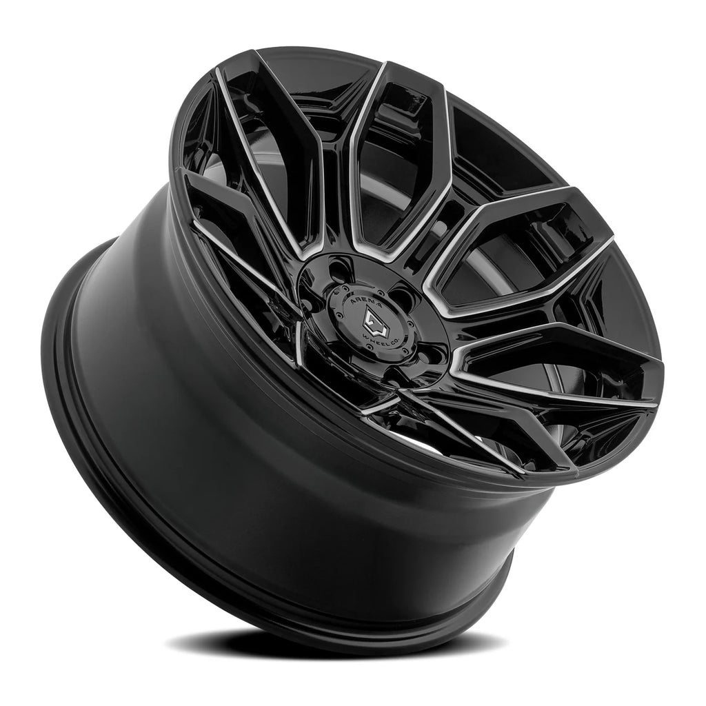 ARENA OFF-ROAD A140 VIPER - 6X135 BOLT PATTERN - GLOSS BLACK AND MILLED