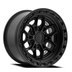 ARENA OFF-ROAD A142 FURY - 6X135 BOLT PATTERN - SATIN BLACK CENTER GLOSSY BLACK LIP