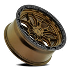 ARENA OFF-ROAD A142 FURY - 6X135 BOLT PATTERN - SMOKED BRONZE CENTER GLOSSY BLACK LIP