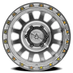 ARENA OFF-ROAD A143 STING WHEEL - 5X127 BOLT PATTERN - GLOSS SILVER MACHINED