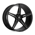 Asanti Black ABL-22 Alpha 5 20x9 Gloss Black Milled Wheels with 5x120 Bolt Pattern
