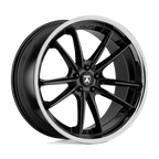 Asanti Black ABL-23 Sigma 22x10.5 Inch Gloss Black with Chrome Lip Wheel
