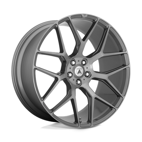 Asanti Black ABL-27 Dynasty 20x10.5 Wheel with Titanium Brushed Finish and 5x120 Bolt Pattern