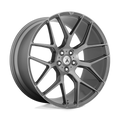 Asanti Black ABL-27 Dynasty 22x9 Titanium Brushed Gray Wheel with 5x112 Bolt Pattern and +32 Offset
