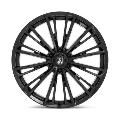 Asanti Black ABL30 CORONA 24-Inch Gloss Black Wheel with 6x139.7 Bolt Pattern and +30 Offset