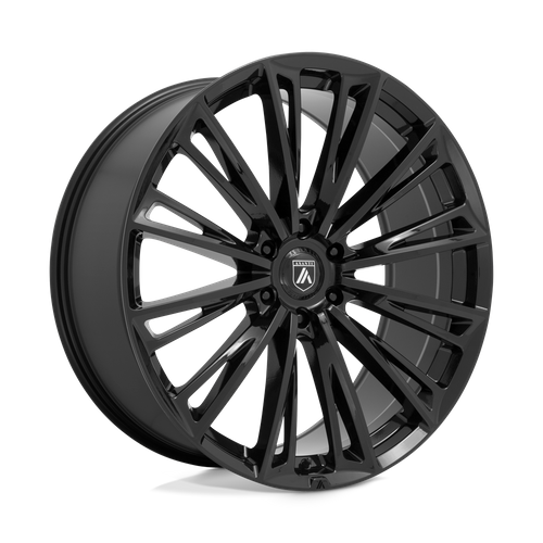Asanti Black ABL30 CORONA 24-Inch Gloss Black Wheel with 6x139.7 Bolt Pattern and +30 Offset