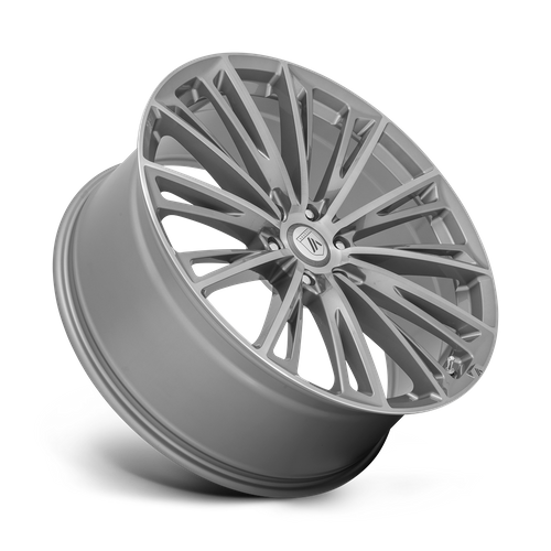 Asanti Black ABL30 Corona 22-Inch Titanium Brushed Wheel with 5x114.3 Bolt Pattern and +32 Offset