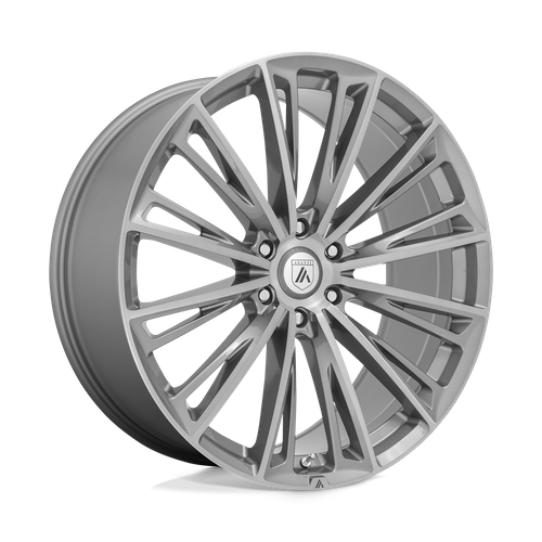 Asanti Black ABL30 CORONA 22-Inch Titanium Brushed Wheel with 5x112 Bolt Pattern and +32 Offset