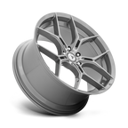Asanti Black ABL-37 Monarch 20x9 Titanium Brushed Wheel with 5x112 Bolt Pattern and 38mm Offset