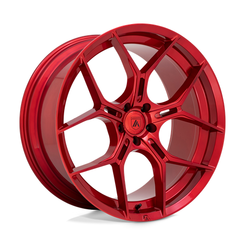 Asanti Black ABL-37 Monarch 22x9 Candy Red Wheel with 5x120 Bolt Pattern and 74.1mm Center Bore
