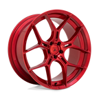 Asanti Black ABL-37 Monarch 20x9 Candy Red Wheel with 5x112 Bolt Pattern and 72.56mm Center Bore