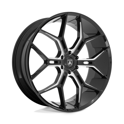 Asanti Black ABL-38 Monarch Truck 24x10 Gloss Black Milled Wheel