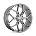 Asanti Black ABL-38 Monarch Truck 22x9.5 Titanium Brushed Wheel with 6x135 Bolt Pattern and 87.10mm Center Bore