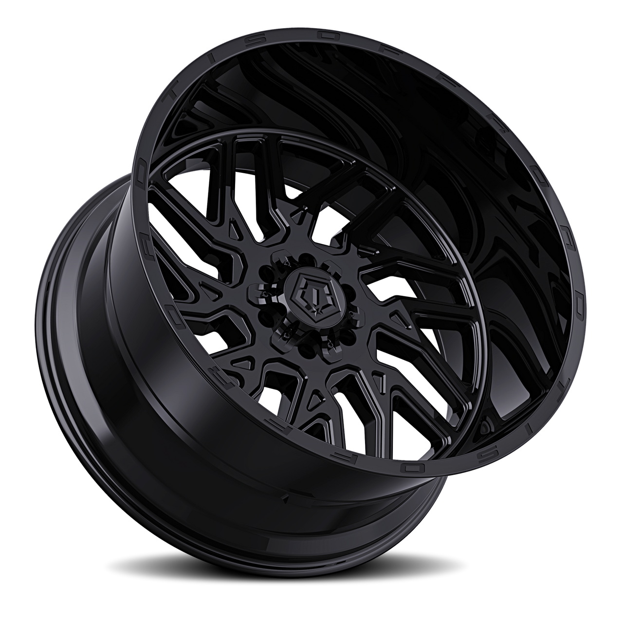 TIS 544B OFF-ROAD WHEELS 6X5.5(139.7) & 6X135 - GLOSS BLACK