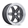American Racing AR953 Groove 6 Drag 20x9.5 Wheel with Anthracite Finish and Diamond Cut Lip