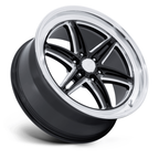 American Racing AR953 Groove 6 Drag 20x9.5 Wheel with Gloss Black Milled Finish and 6x135 Bolt Pattern