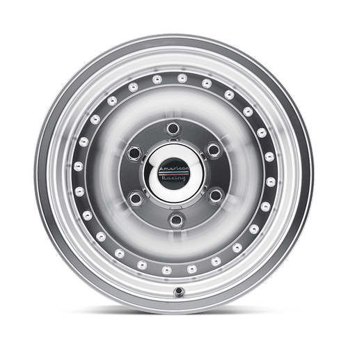 American Racing AR61 Outlaw I 15x8 Wheel with Machined Finish and -19mm Offset
